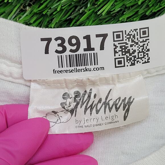 Vintage 80s Mickey-Mouse Shirt Womens 2XL 23x26 Jerry-Leigh - Picture 7 of 13